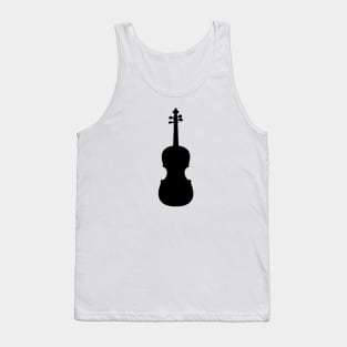 Violin vector silhouette Tank Top